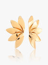 Kazo Flora Shine Statement Leaf Earrings