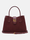 Kazo Aurelian Suede Top Handle Bag
