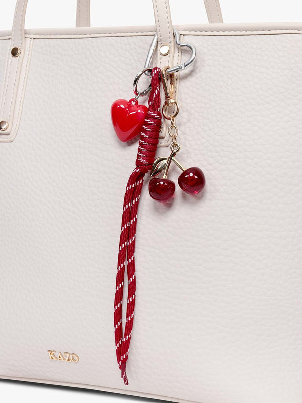 Moro Heart Bag Charm