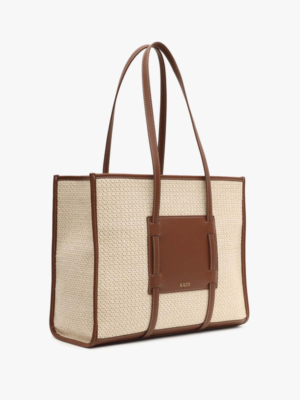 Kazo Raffia Tote Bag