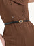 Irregular Buckle Thin Belt
