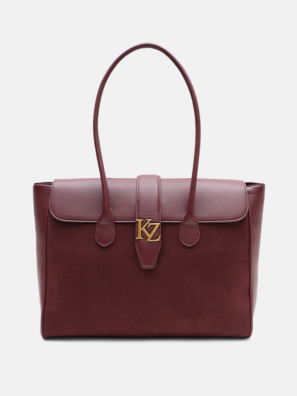 Kazo Aurelian Suede Tote Bag