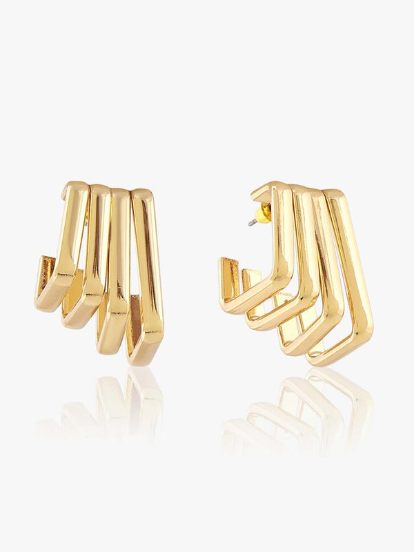 Kazo Strata Hoop Earrings