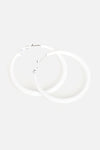 Solid Matte Hoop Earrings