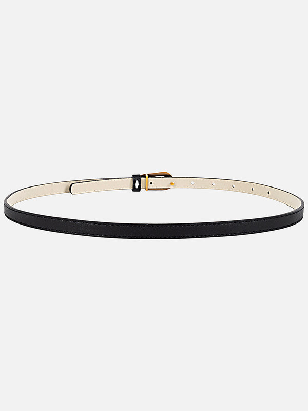 Irregular Buckle Thin Belt