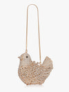 Rhinestone Studded Bird Clutch