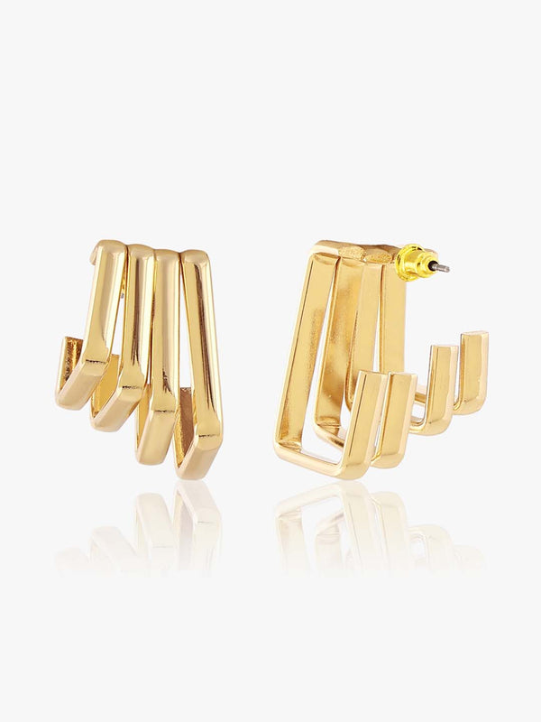 Kazo Strata Hoop Earrings