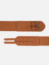 Faux Leather Elasticated Belt