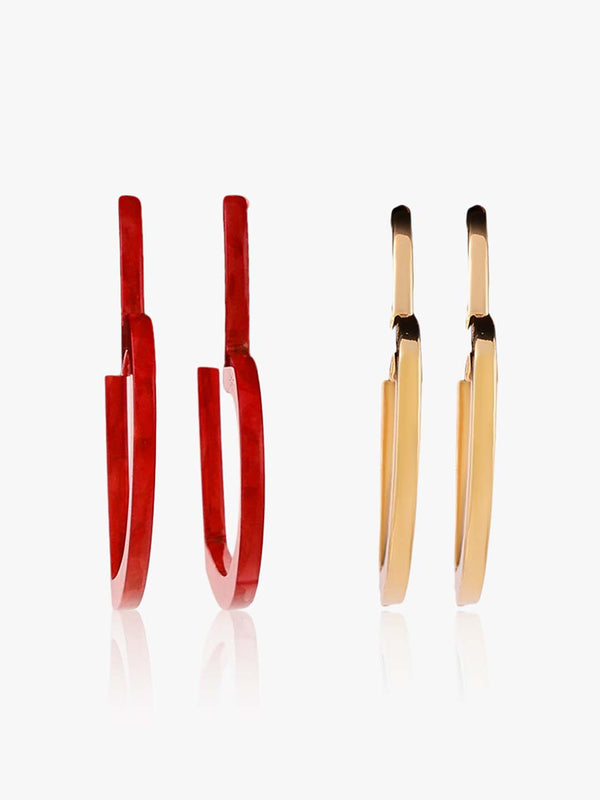 Kazo Heart Hoop Earrings