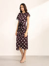 Spotty Midi Dress