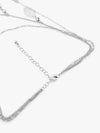 Kazo Sylira Silver Charm Chain Necklace Set