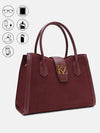 Kazo Aurelian Suede Top Handle Bag