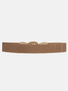 Circular Buckle Wide Belt