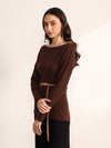 Mulled Winter Top With Belt