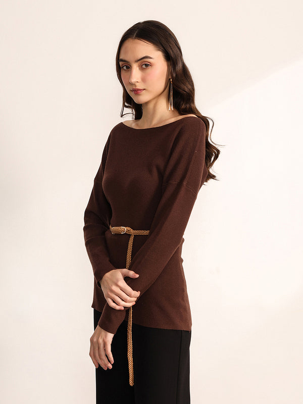 Mulled Winter Top With Belt