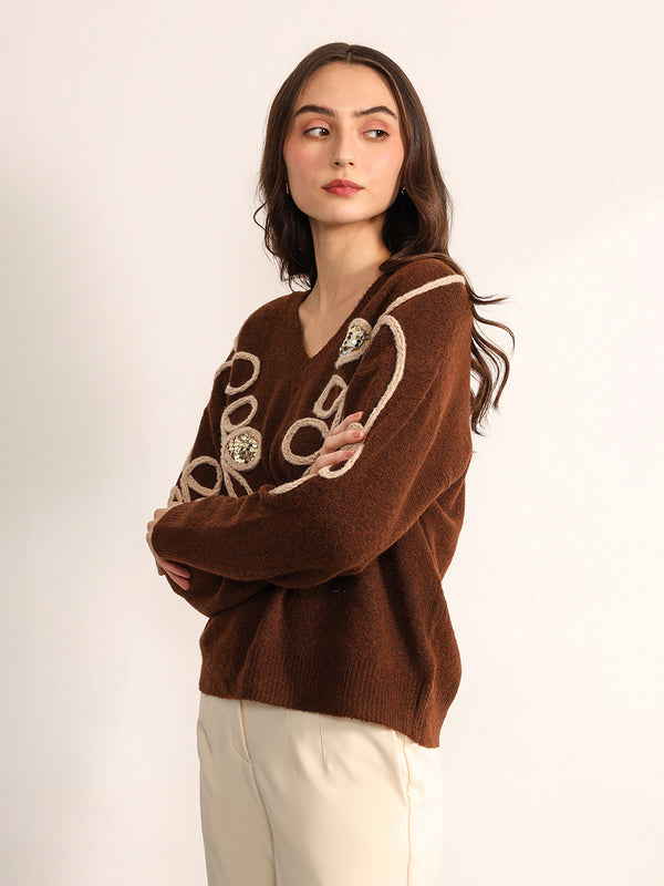 Mahongany Sweater