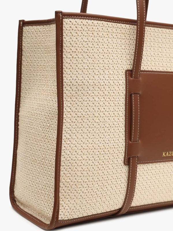 Kazo Raffia Tote Bag