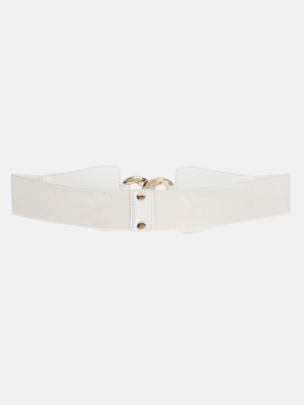 Elastic Strap Circular Concho Belt