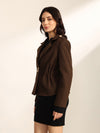 Potting Soil Peplum Jacket