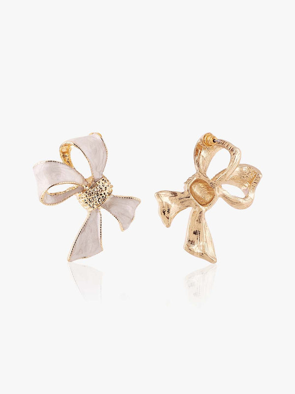 Kazo Luxora Bow Stud Earrings