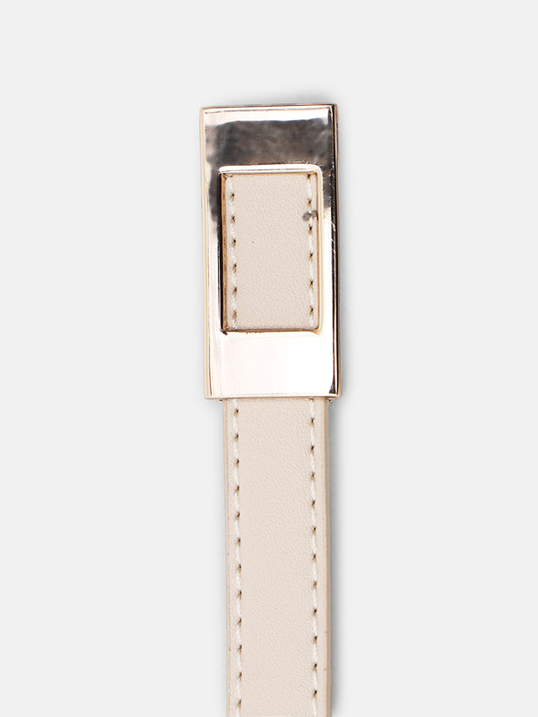 Linear Square Buckle Belt