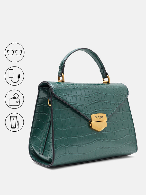 Kazo Veloura Top Handle Bag
