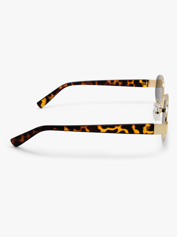 Muse Oval Metal Sunglasses