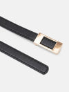 Linear Square Buckle Belt