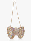 Crystal Studded Diana Bow Clutch