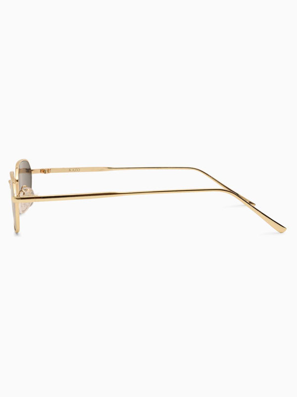 Geometric Metal Frame Sunglasses