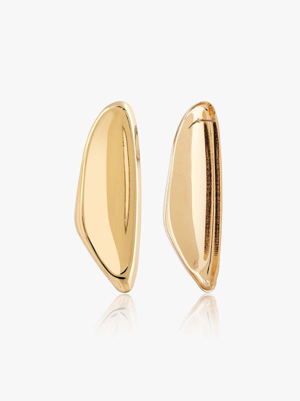 Kazo Aureon Abstract Metallic Earrings