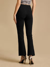 Cleo Straight Fit Jeggings With Slit