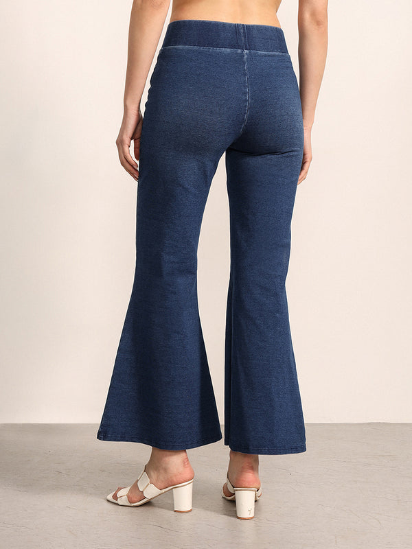 Denim Flared Jeggings
