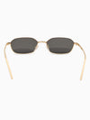 Geometric Metal Frame Sunglasses