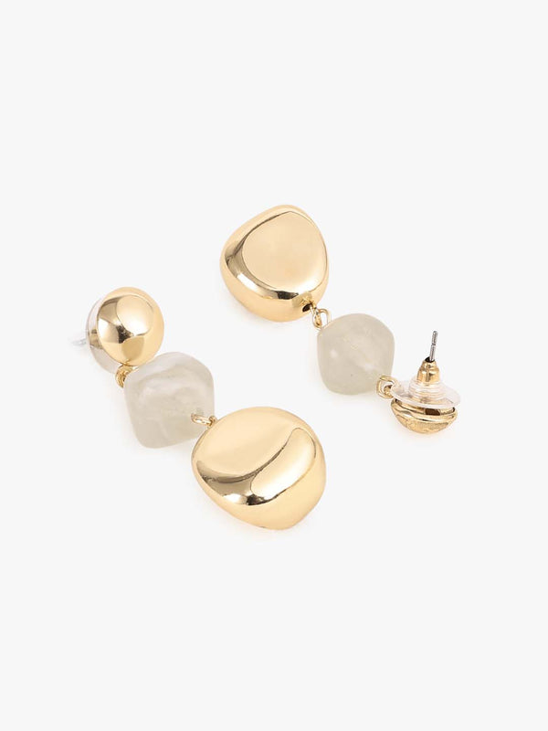 Kazo Vertina Dual-Tone Drop Earrings