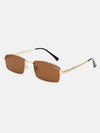 Linear Luxe Rectangle Sunglasses
