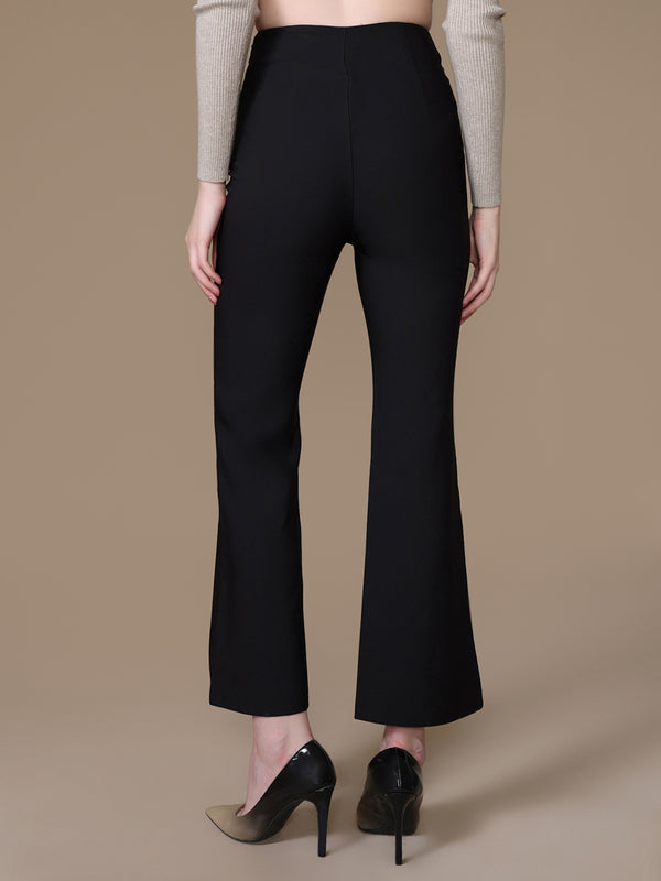 Classic Fit And Flare Trousers