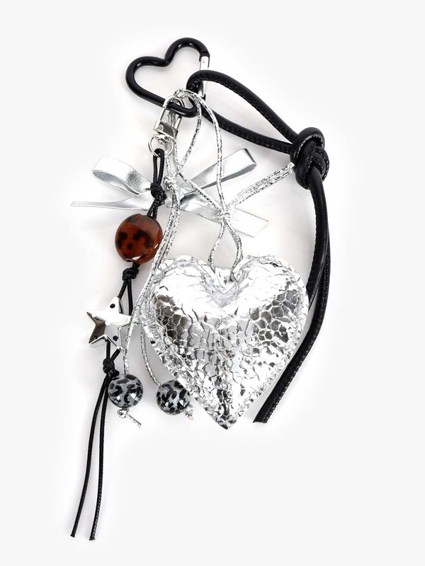Mirel Heart Bag Charm