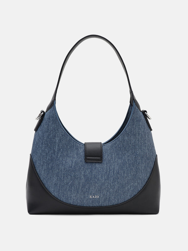 Kazo Talia Denim Hobo Bag