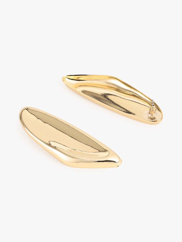 Kazo Aureon Abstract Metallic Earrings