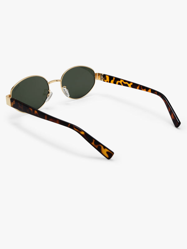 Muse Oval Metal Sunglasses