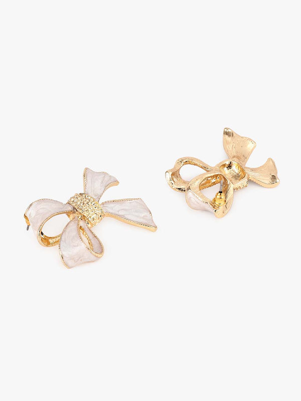 Kazo Luxora Bow Stud Earrings