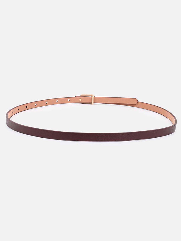 Matte Gold Buckle Belt