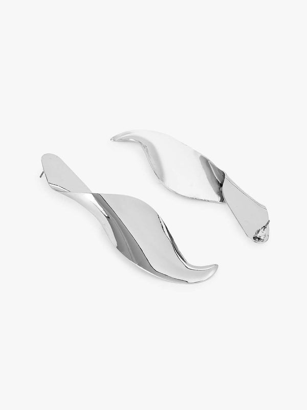 Kazo Fluid Wave Statement Earrings