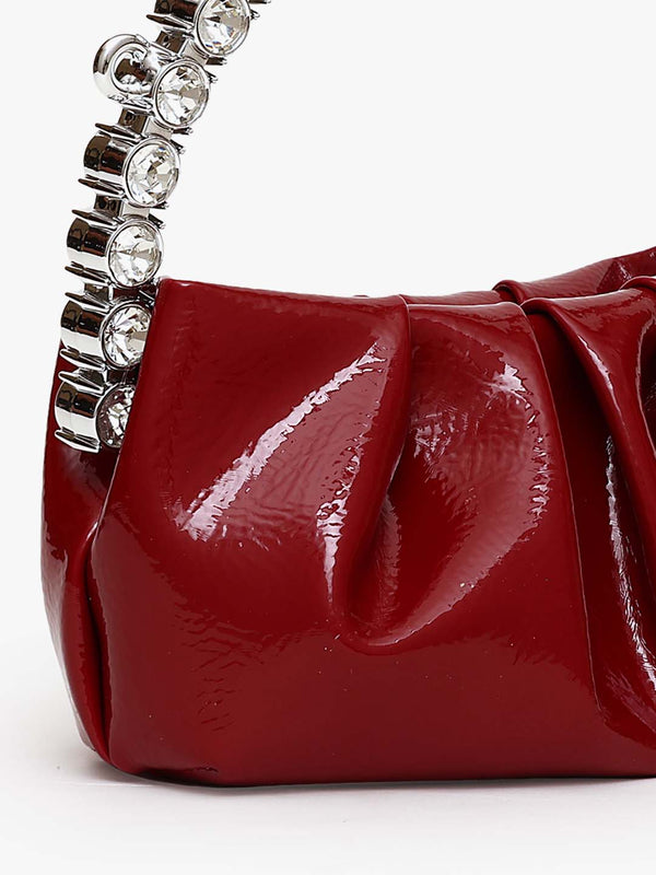 Kazo Rhinestone Mini City Glaze Clutch