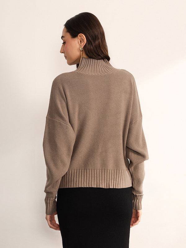 Kelp Winter Top With Belt