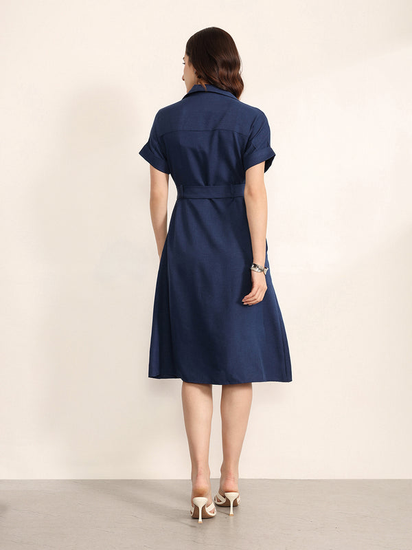 Concord Midi Dress With Belt