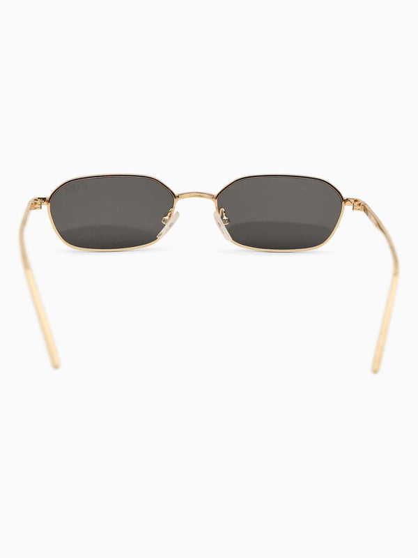 Geometric Metal Frame Sunglasses