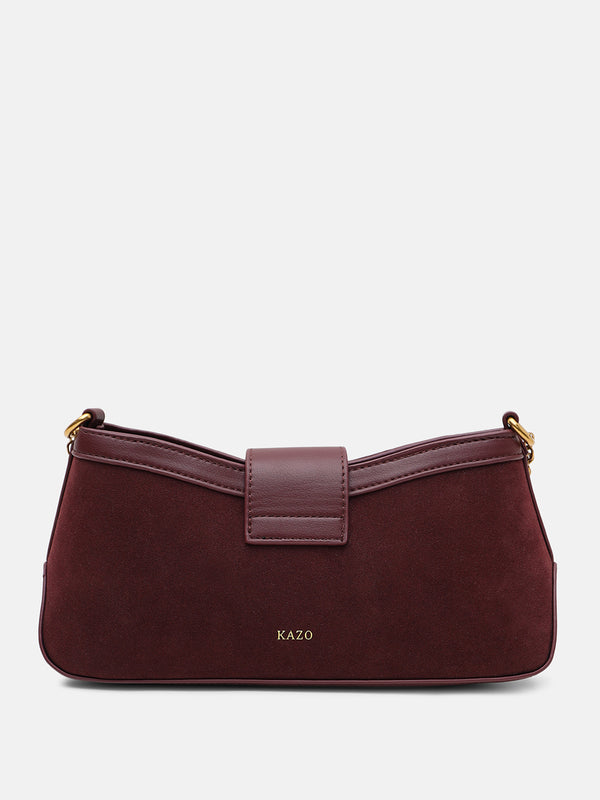 Kazo Aurelian Suede Shoulder Bag