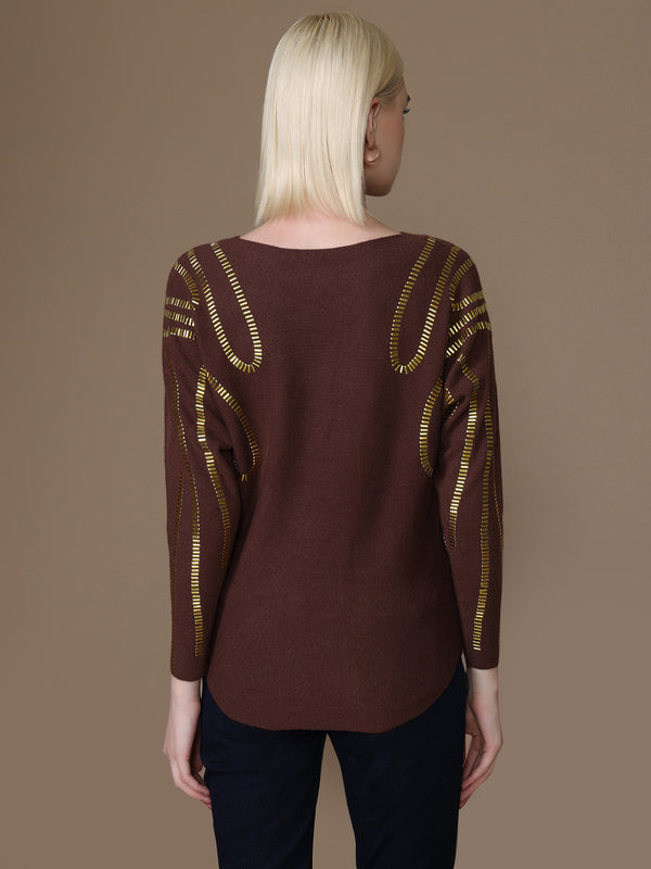 Bronzy Winter Top